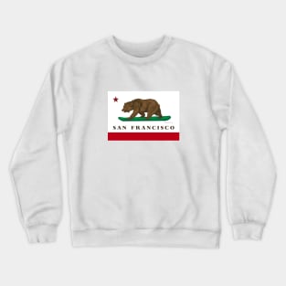 San Francisco CA Flag Crewneck Sweatshirt